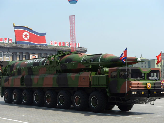 كوريا الشمالية تختبر اطلاق صاروخ عابر للقارات